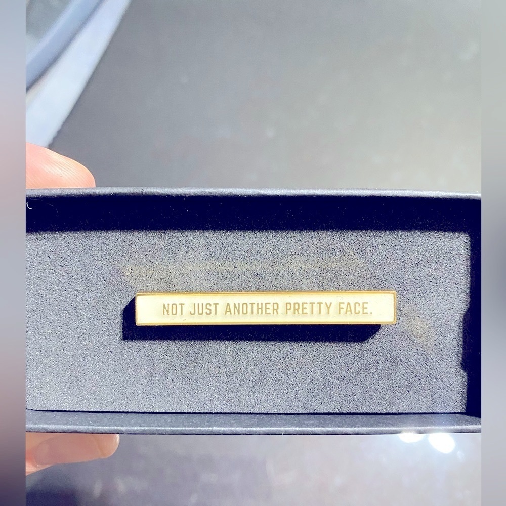 Easy Tiger tie clip “not just another pretty face”